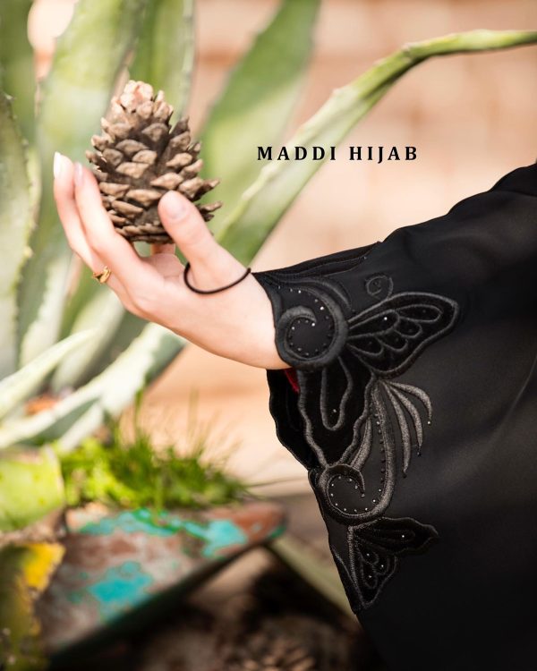 چادر عربی پروانه مخملی - Image 2