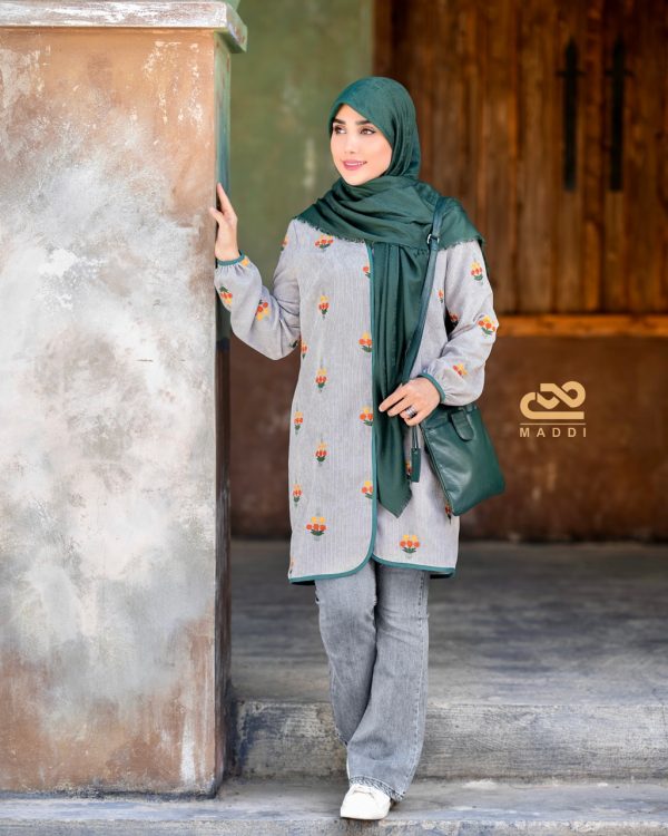 تونیک مخمل  مینا - Image 3