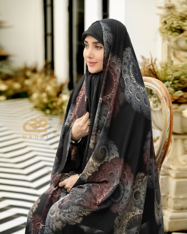 چادر کرپ نخ سوپر دیجیتال - Image 3