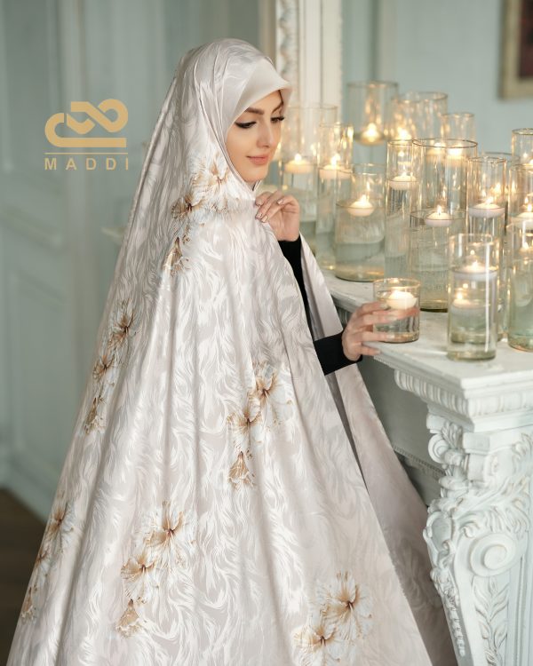 چادر مجلسی ژاکارد عروسانه - Image 3