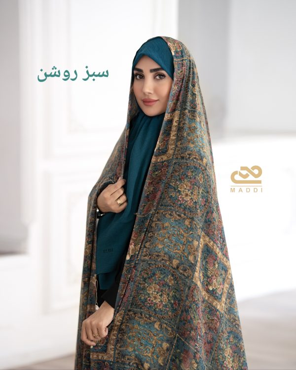 چادر نخ پنبه قابی - Image 6