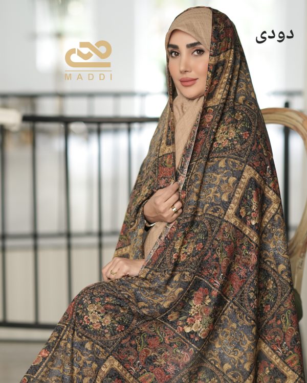 چادر نخ پنبه قابی - Image 5