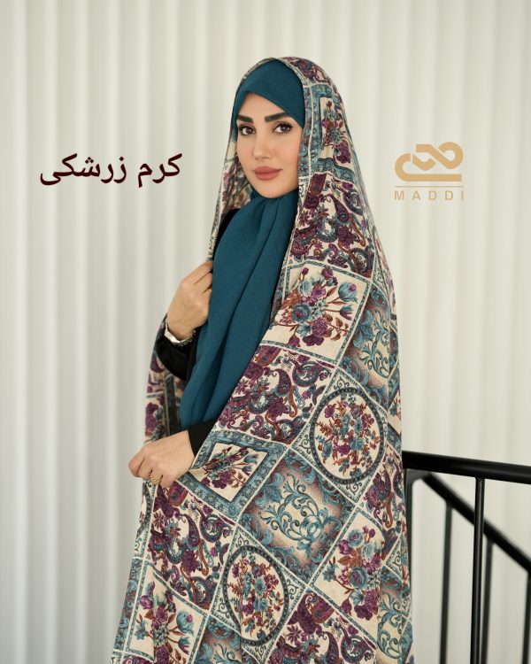 چادر نخ پنبه قابی - Image 3