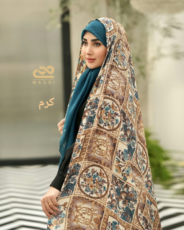 چادر نخ پنبه قابی