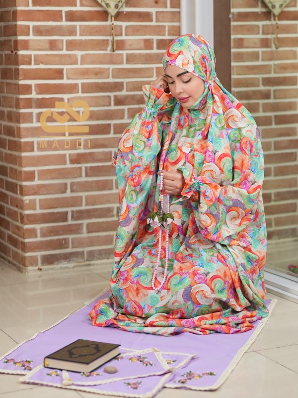 چادر نمازي سه بعدي آستين دار