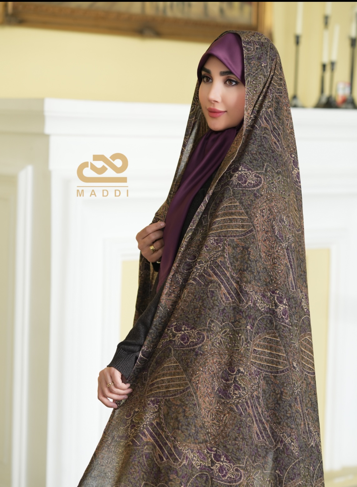 چادر رنگي نخ پنبه