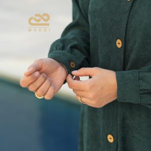 عبا پاييزه نيلا سبز