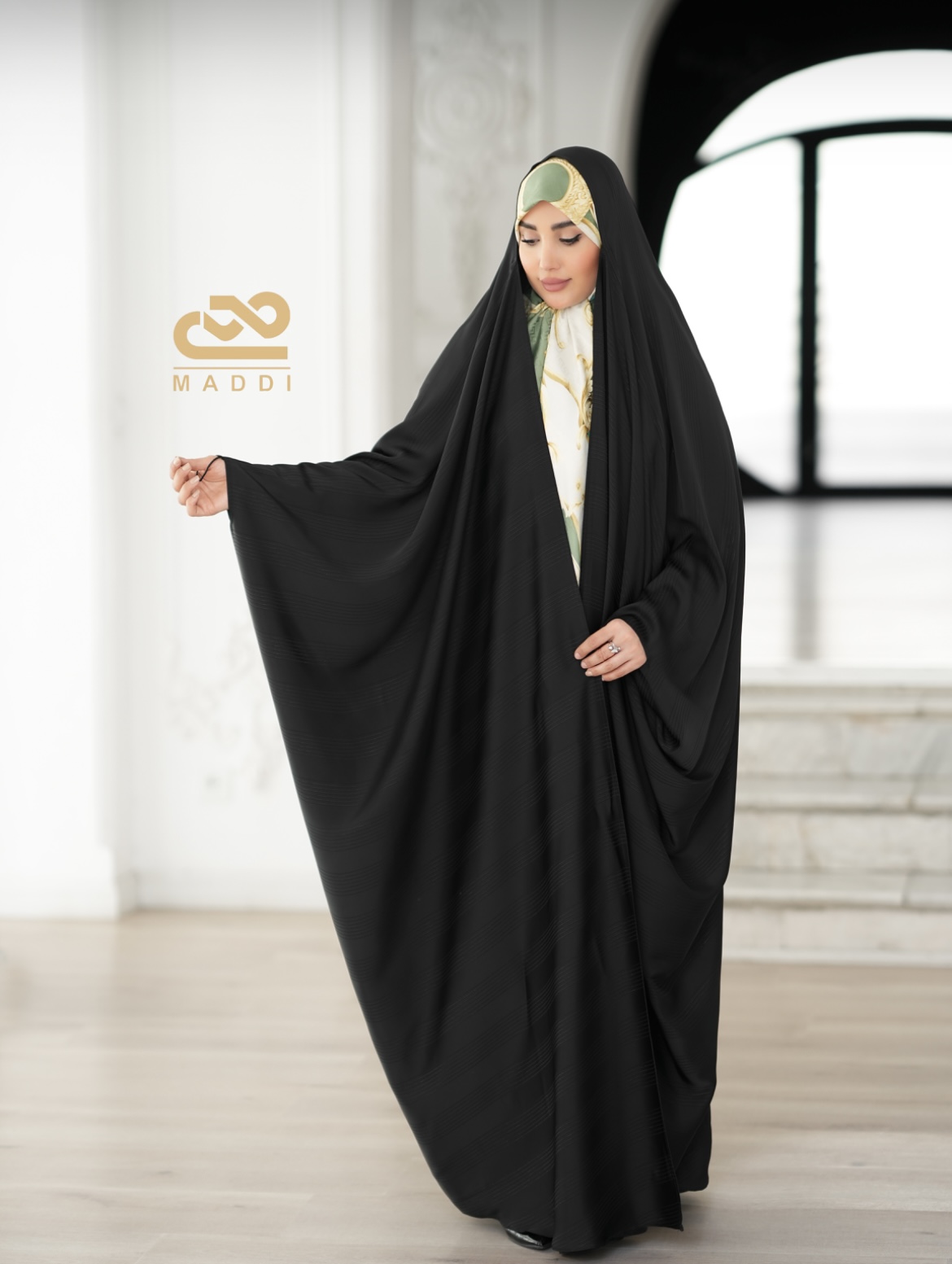 چادر عربي طرح ٥ خط