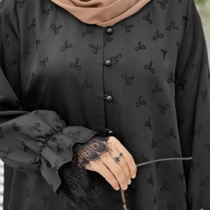 عبا ژاکارد جلوبسته